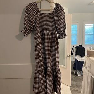 Madewell Gingham Dress XS